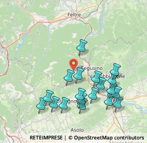 Mappa Via Sorafontana, 32031 Alano di Piave BL, Italia (8.01526)