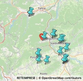 Mappa Via Sorafontana, 32031 Alano di Piave BL, Italia (7.95533)