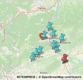 Mappa Via Sorafontana, 32031 Alano di Piave BL, Italia (7.095)