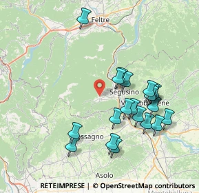 Mappa Via Sorafontana, 32031 Alano di Piave BL, Italia (7.5775)