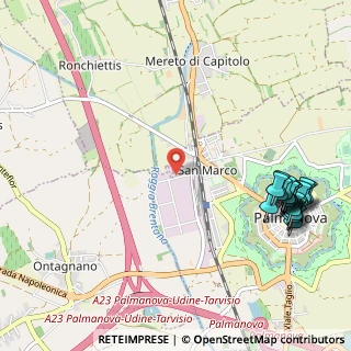 Mappa Via Iᵒ Maggio, 33057 Palmanova UD, Italia (1.4205)