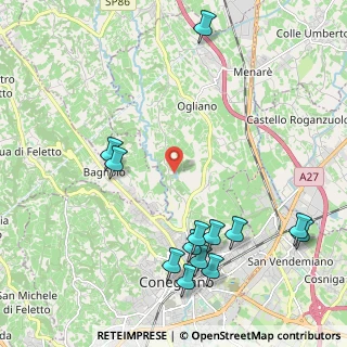 Mappa Lago di Pradella, 31020 San Pietro di Feletto TV, Italia (2.58308)
