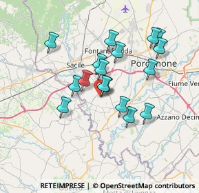 Mappa Viale Lino Zanussi, 33070 Brugnera PN, Italia (6.02235)