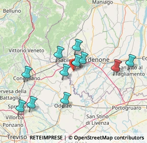 Mappa Viale Lino Zanussi, 33070 Brugnera PN, Italia (14.16727)