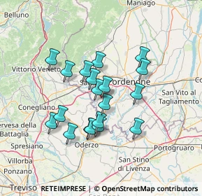 Mappa Viale Lino Zanussi, 33070 Brugnera PN, Italia (11.26053)