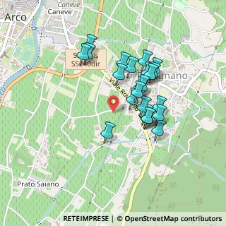 Mappa Via Goito, 38062 Arco TN, Italia (0.375)