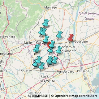 Mappa Via G. Carducci, 33080 Fiume Veneto PN, Italia (11.05316)