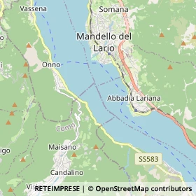 Mappa Mandello del Lario