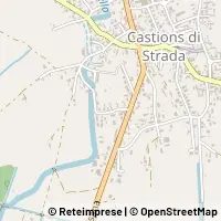 Hartă Castions di Strada