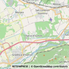 Mappa Farra d'Isonzo