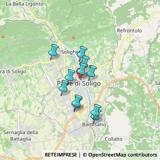 Mappa Via Borgo Stolfi, 31053 Pieve di Soligo TV, Italia (1.26818)