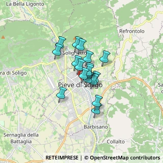 Mappa Corte del Meda, 31053 Pieve di Soligo TV, Italia (1.03235)