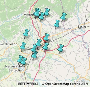 Mappa Via G. Bradolini, 31020 San Vendemiano TV, Italia (7.24706)
