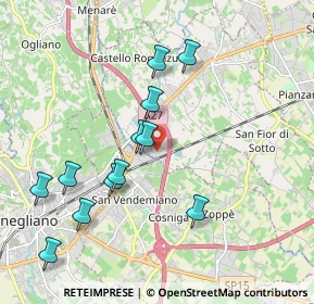 Mappa Via G. Bradolini, 31020 San Vendemiano TV, Italia (1.94417)