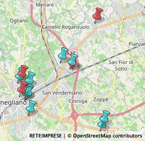 Mappa Via G. Bradolini, 31020 San Vendemiano TV, Italia (2.60667)