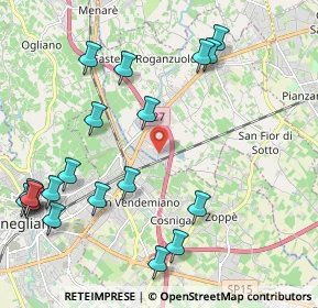Mappa Via G. Bradolini, 31020 San Vendemiano TV, Italia (2.5985)