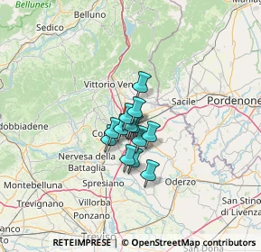 Mappa Via G. Bradolini, 31020 San Vendemiano TV, Italia (6.77231)