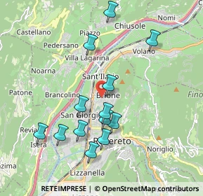 Mappa Via Cimarosa, 38068 Rovereto TN, Italia (1.85385)