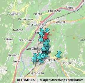 Mappa Via Cimarosa, 38068 Rovereto TN, Italia (1.177)