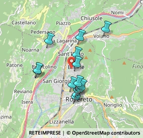 Mappa Via Cimarosa, 38068 Rovereto TN, Italia (1.48643)