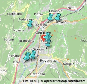 Mappa Via Cimarosa, 38068 Rovereto TN, Italia (1.59545)