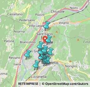 Mappa Via Cimarosa, 38068 Rovereto TN, Italia (1.44286)