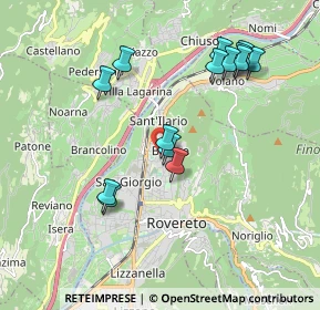 Mappa Via Cimarosa, 38068 Rovereto TN, Italia (1.88929)