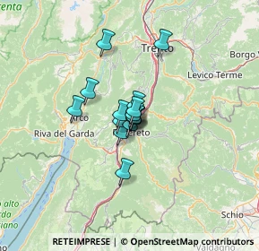 Mappa Via Cimarosa, 38068 Rovereto TN, Italia (6.46533)