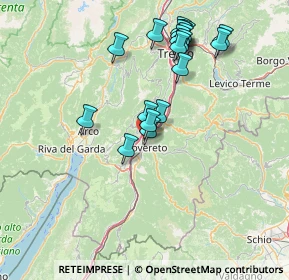 Mappa Via Cimarosa, 38068 Rovereto TN, Italia (14.62737)