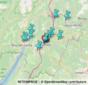 Mappa Via Cimarosa, 38068 Rovereto TN, Italia (8.54)