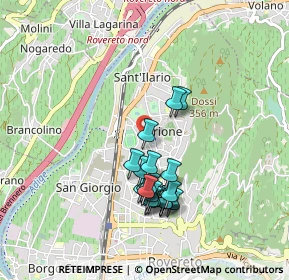 Mappa Via Cimarosa, 38068 Rovereto TN, Italia (0.8075)