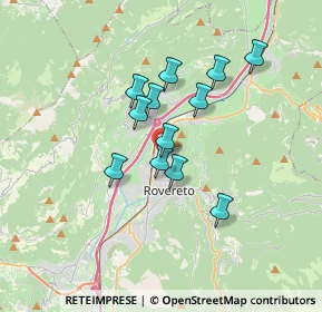 Mappa Via Cimarosa, 38068 Rovereto TN, Italia (2.63667)