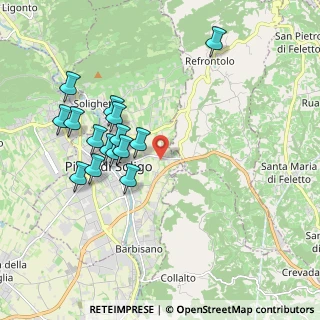 Mappa Via Conegliano, 31053 Pieve di Soligo TV, Italia (1.85667)