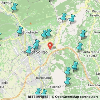 Mappa Via Conegliano, 31053 Pieve di Soligo TV, Italia (2.8005)