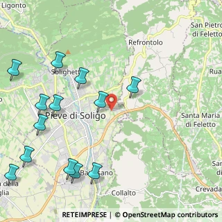 Mappa Via Conegliano, 31053 Pieve di Soligo TV, Italia (2.74692)