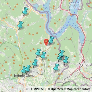 Mappa Via delle Nocciole, 21050 Porto Ceresio VA, Italia (4.53833)