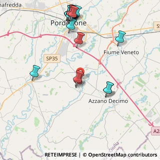 Mappa Via Slissa, 33082 Azzano Decimo PN, Italia (5.178)