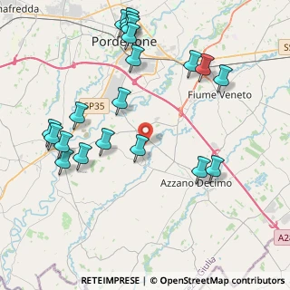Mappa Via Slissa, 33082 Azzano Decimo PN, Italia (4.742)