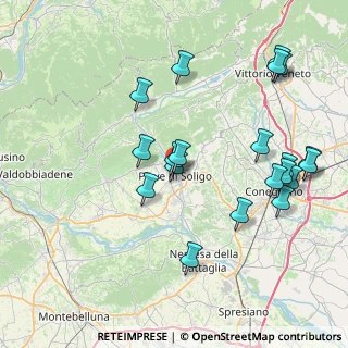 Mappa Via Giuseppe Garibaldi, 31053 Pieve di Soligo TV, Italia (8.4755)