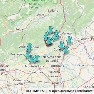 Mappa Via Tacchini, 31053 Pieve di Soligo TV, Italia (10.13538)