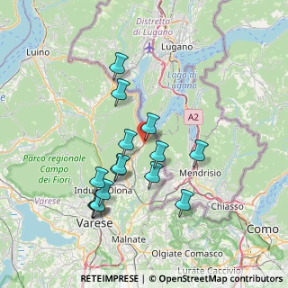 Mappa Via Matteotti, 21050 Porto Ceresio VA, Italia (6.89267)