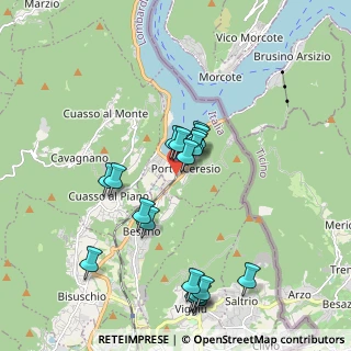 Mappa Via Fratelli Bertolla, 21050 Porto Ceresio VA, Italia (1.84278)