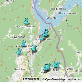 Mappa Via Fratelli Bertolla, 21050 Porto Ceresio VA, Italia (2.1295)