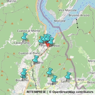 Mappa Via Fratelli Bertolla, 21050 Porto Ceresio VA, Italia (2.07909)