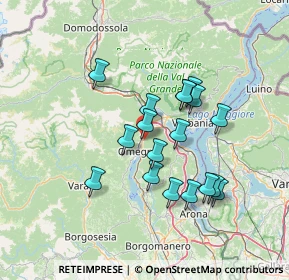 Mappa Via Principe Umberto, 28883 Gravellona Toce VB, Italia (11.95056)