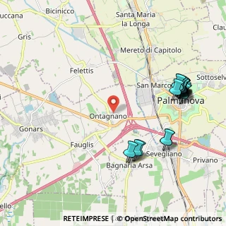 Mappa Via Pietro Zorutti, 33057 Palmanova UD, Italia (2.379)