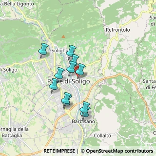 Mappa Via Guglielmo Marconi, 31053 Pieve di Soligo TV, Italia (1.41636)