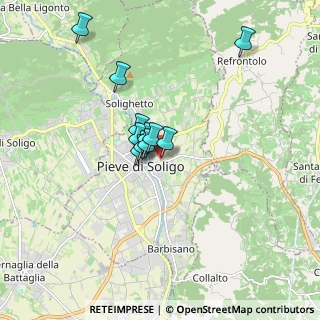 Mappa Via Guglielmo Marconi, 31053 Pieve di Soligo TV, Italia (1.22455)