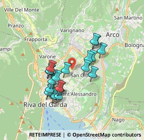 Mappa Localita, 38100 Riva del Garda TN, Italia (1.462)