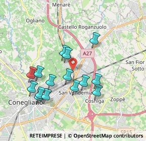 Mappa Strada Statale 51 di Alemagna, 31020 San Vendemiano TV, Italia (1.73333)